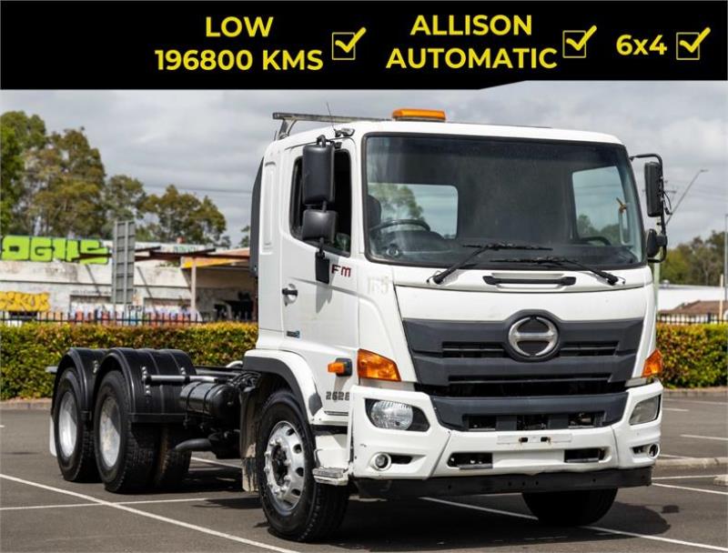 2018 Hino 500 Series Cab Chassis FM2628 Auto